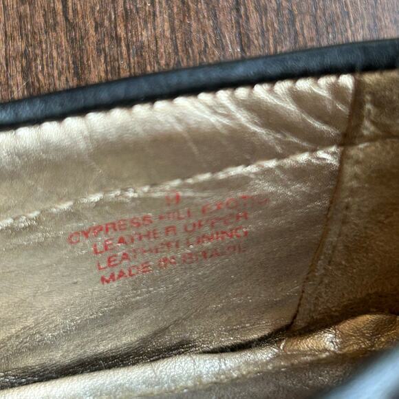 MARC JOSEPH Women's Cypress Braid Black Leopard Leather Golf Loafers SZ 9 - Picture 10 of 10